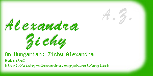 alexandra zichy business card